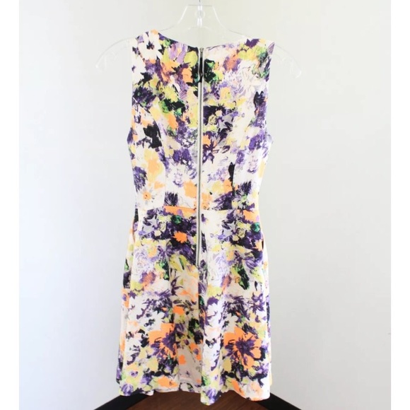 Maeve Neon Floral A Line Dress - Picture 7 of 8
